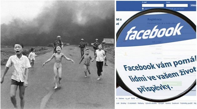 Facebook zakázal ikonickou fotku holiky z Vietnamu.