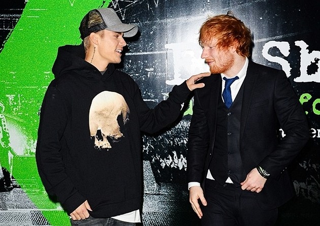 Justin Bieber a Ed Sheeran