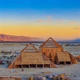 Stavby na festivalu Burning Man.