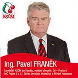 Pavel Franěk jde do voleb s úsměvem... Asi jenom v duši.