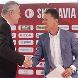 Jaroslav Tvrdík vítá ve Slavii nového trenéra - Jaroslava Šilhavého.