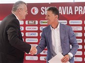 Jaroslav Tvrdík vítá ve Slavii nového trenéra - Jaroslava ilhavého.