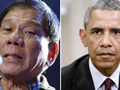 Filipínský prezident Rodrigo Duterte poramotil vzájemné vztahy s Amerikou,...