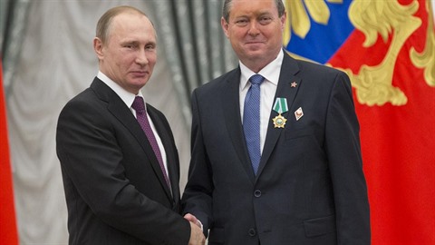 Jií Matálka s ruským prezidentem Putinem.