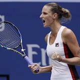 Karolna Plkov m za sebou ivotn spch, zahrla si finle US Open.