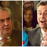 Rakousk prezidentsk kandidt Norbert Hofer navtv eskho prezidenta Miloe...