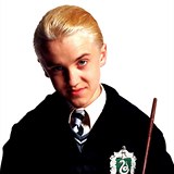 Tom nosil v prvním díle Harryho Pottera ulíznuté vlasy dozadu.
