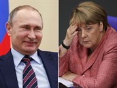 Uplynulý víkend byl jak pro Vladimíra Putina, tak pro Angelu Merkelovou...