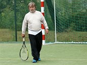 Roman Skamene na tenisovém turnaji hvzd.