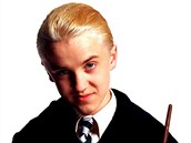 Tom nosil v prvním díle Harryho Pottera ulíznuté vlasy dozadu.