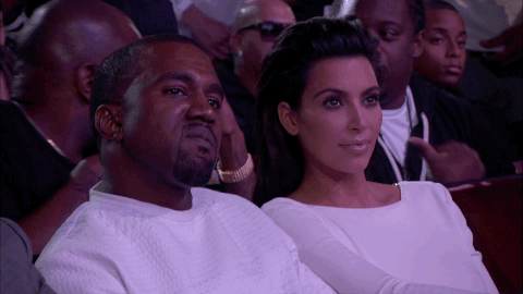 Kim a Kanye gif.