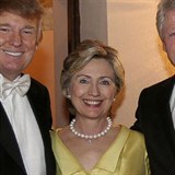 V 90. letech se Clintonovi přátelili i s miliardářem Trumpem. Ten měl tak o...