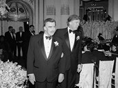Donald Trump se svým otcem Fredem v osmdesátých letech.
