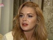 Lindsay Lohan svou zpovdí v Rusku okovala.