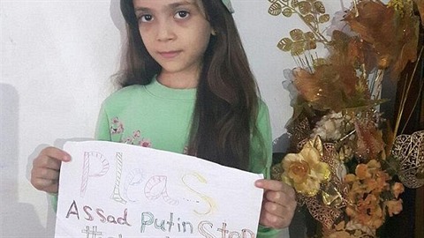 Sedmiletá Bana Alabed z Aleppa prosí Assada a Putina, aby msto pestali...