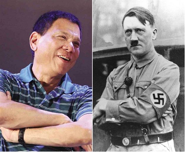 Filipínský prezident se pirovnal k Hitlerovi.