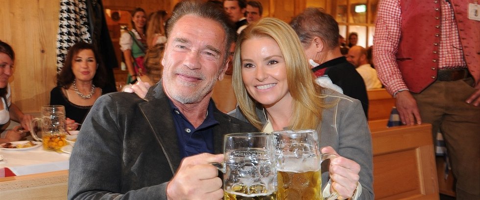 Schwarzenegger navtvuje Oktoberfest pravideln.