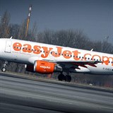 Letadlo spolenosti EasyJet.