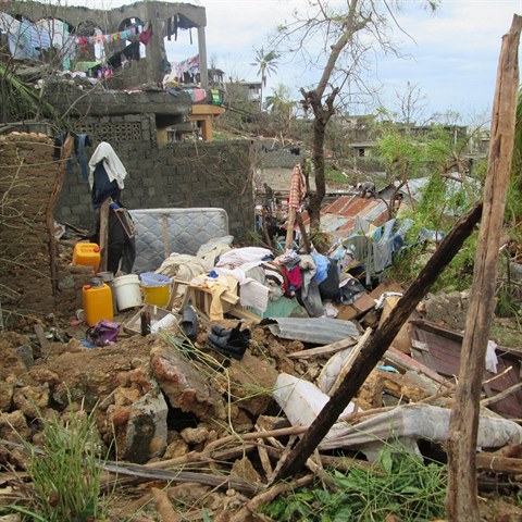 Zkza po huriknu Matthew na Haiti.