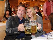 Schwarzenegger navtvuje Oktoberfest pravideln.