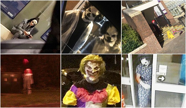 Velkou Británii terorizují lidé v klaunských maskách.
