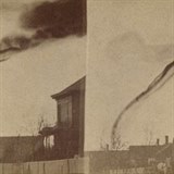 Prvn fotka tornda pochz z roku 1884.