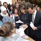 Prezident Bar Asad volil letos v dubnu se svou enou Asmou. Rozhodovalo se o...