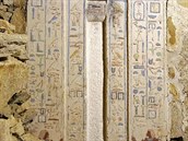 Hieroglyfy na stn v hrobce princezny ert Nepti.