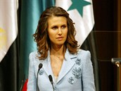 Asma al Asad v roce 2005. Jet nevdla, co ji eká.