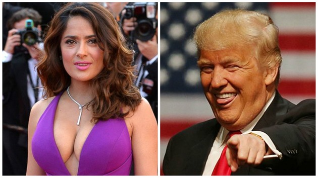 Salma Hayek tvrdí, e jí Donald Trump dlal nesluné návrhy.