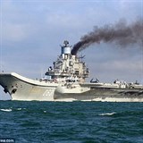 Admiral Kuzněcov je 55 000 tun vážící kolos, který byl spuštěn na vodu před...