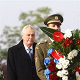 Oslavy 28. října zahájil Zeman na Vítkově.