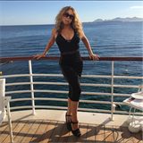 Mariah na své jachtě.