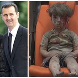 Asad byl konfrontovn fotkou zrannho chlapce, kter nedvno obltla svt.
