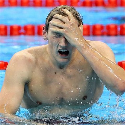 Olympijsk plavec Mack Horton z Austrlie neme uvit tomu, e vyhrl zvod...