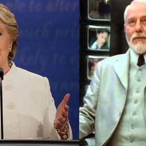 Clintonov se inspirovala Matrixem.