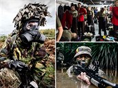 Britský vojenský fotograf Tim Jones rok sledoval kadodenní ivot voják. jeho...