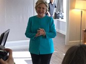 Kritizovaná Clintonová se mohla potit alespo dortem, který pro ní pipravili...