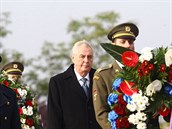 Oslavy 28. íjna zahájil Zeman na Vítkov.