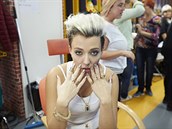 Anna Slováková jako Miley Cyrus.