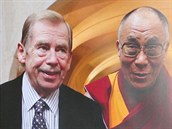 Symbolicky se zúastnili i Václav Havel a dalajláma.