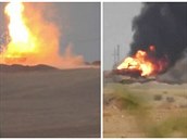Islámský stát se chlubí, e vyhodil do povtí irácký tank.
