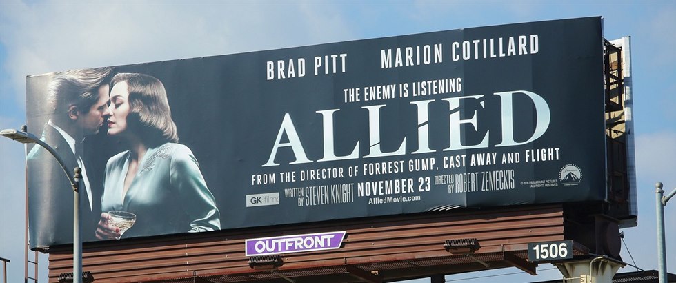 Pitt se neúastní propagace filmu Spojenci. Produkce ho z povinnosti vyvázala.