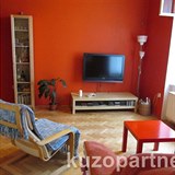 Toto je obývací pokoj nového bytu Rybové a Prachaře.
