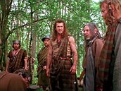 William Wallace bojovat proti Anglianm na pelomu 13. a 14. století. Kilt,...