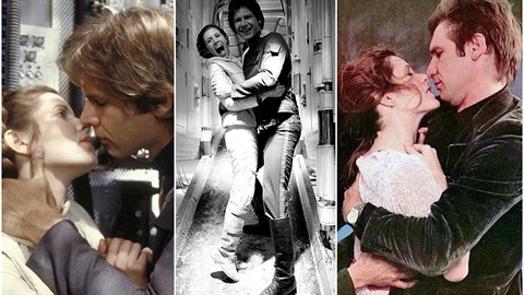 Jeden z nejkrásnějších filmových párů, princezna Leia a Han Solo, prožívali...