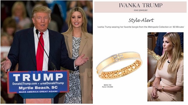 Ivanka Trumpová má problém.