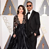 Herecký manželský pár na předávání Oscarů.