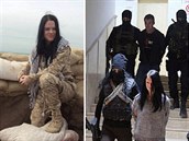 Mladá eka Markéta Velichová po boku kurdských milic YPG opakovan v Sýrii...