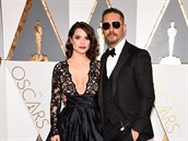Herecký manelský pár na pedávání Oscar.